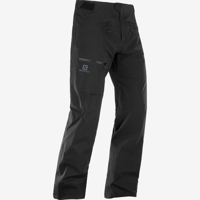 Salomon Outpeak 3L Light Shell M Pants Black | RNWV-60785