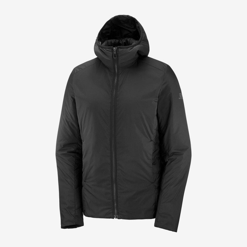 Salomon Outrack Insulated Jacket Black | QDZH-08624