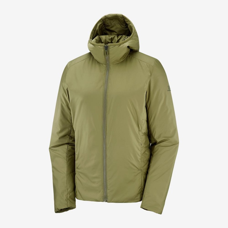 Salomon Outrack Insulated Jacket Green | IGYH-51728