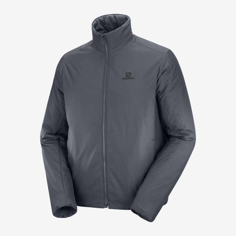 Salomon Outrack Insulated Jacket M Jacket Gray | SXNC-80563