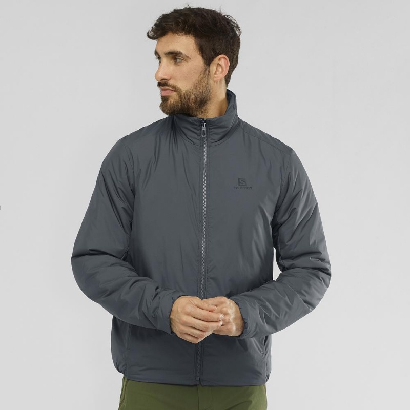 Salomon Outrack Insulated Jacket M Jacket Gray | SXNC-80563