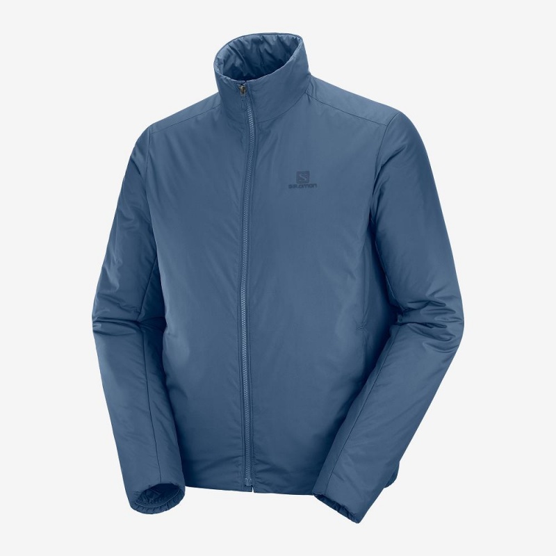 Salomon Outrack Insulated Jacket M Jacket Navy | WQXD-46857