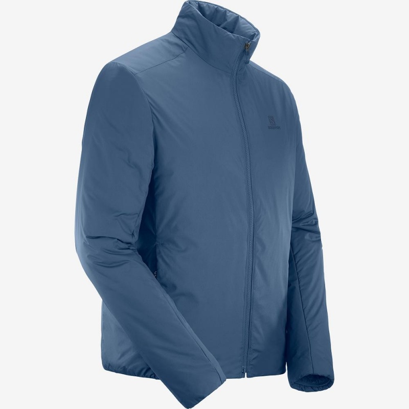 Salomon Outrack Insulated Jacket M Jacket Navy | WQXD-46857