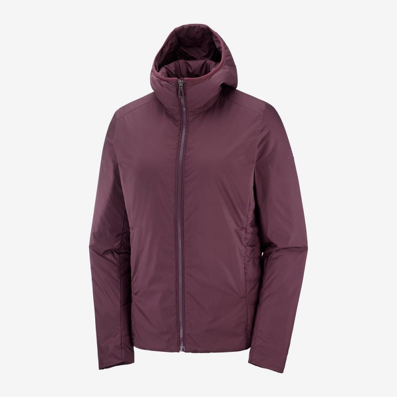 Salomon Outrack Insulated Jacket Purple | EGCV-78025