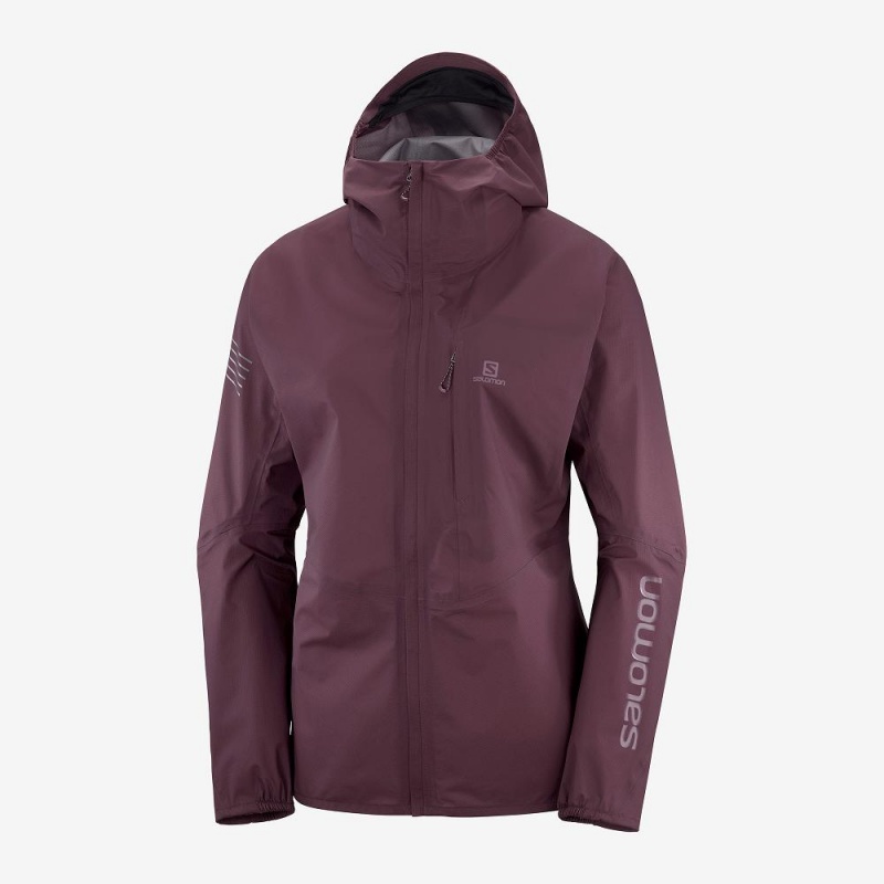 Salomon Outspeed 360 3L Jkt W Jacket Purple | MEPA-35642