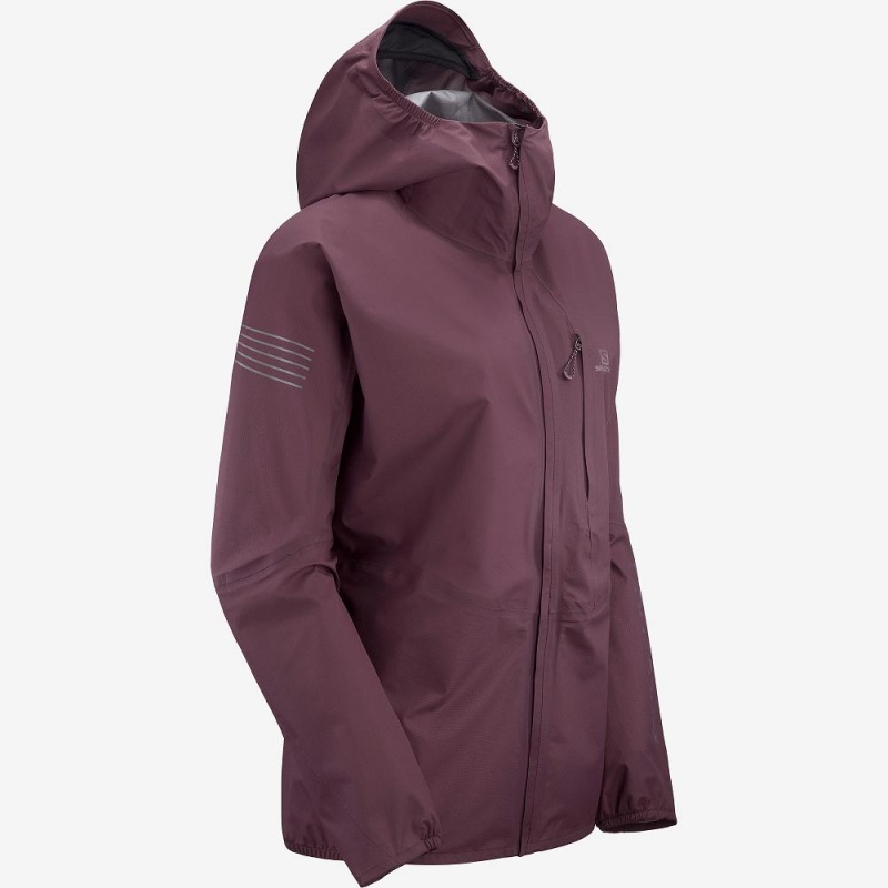 Salomon Outspeed 360 3L Jkt W Jacket Purple | MEPA-35642