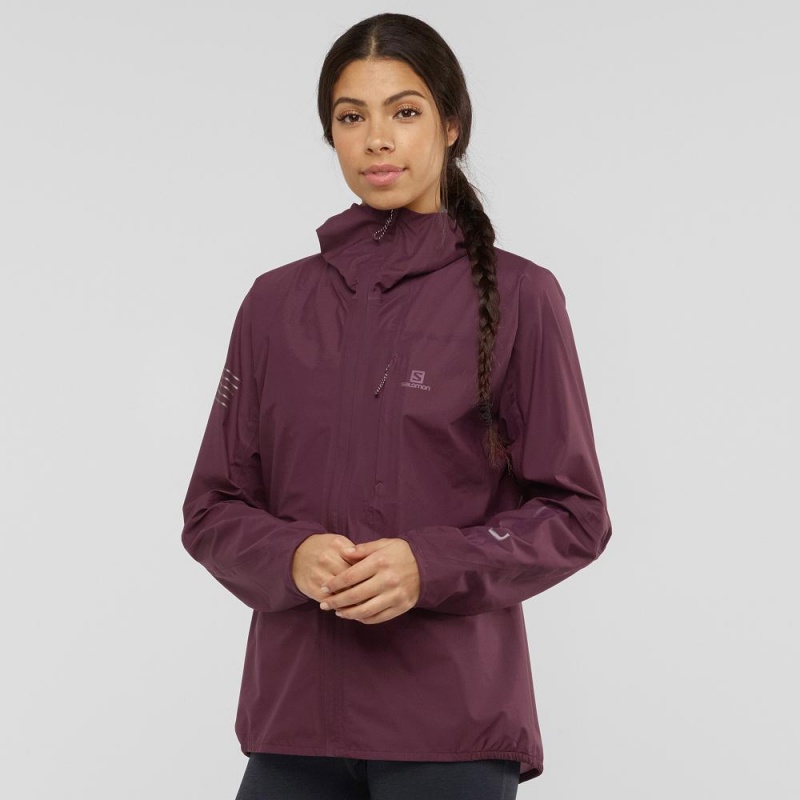 Salomon Outspeed 360 3L Jkt W Jacket Purple | MEPA-35642