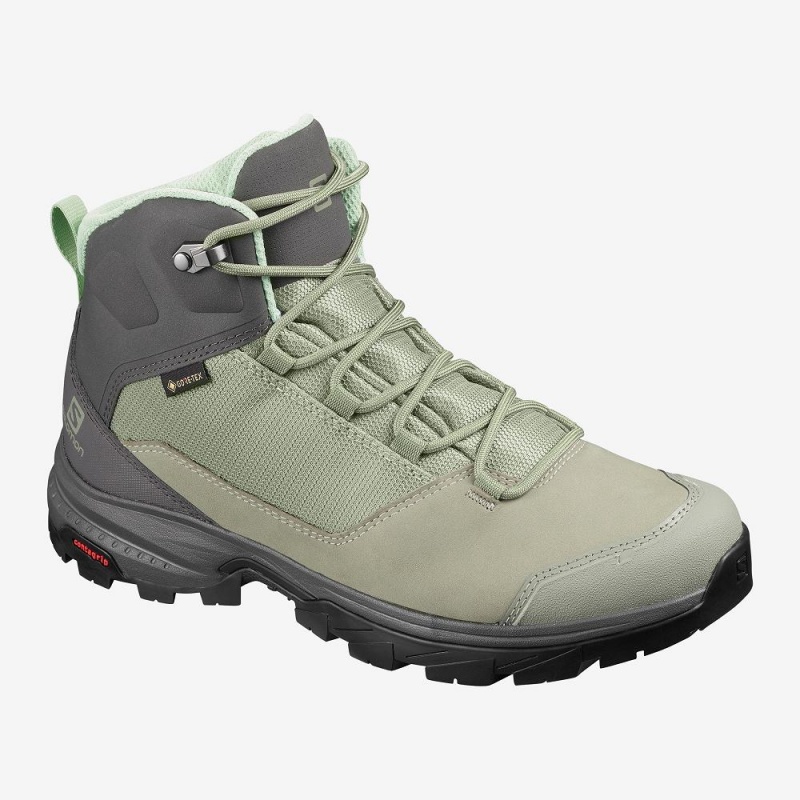 Salomon Outward Gore-Tex Walking Boots Gray | RPWD-02341