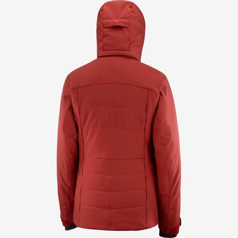 Salomon Prevail Jacket W Ski Jackets Red | HGAF-85073