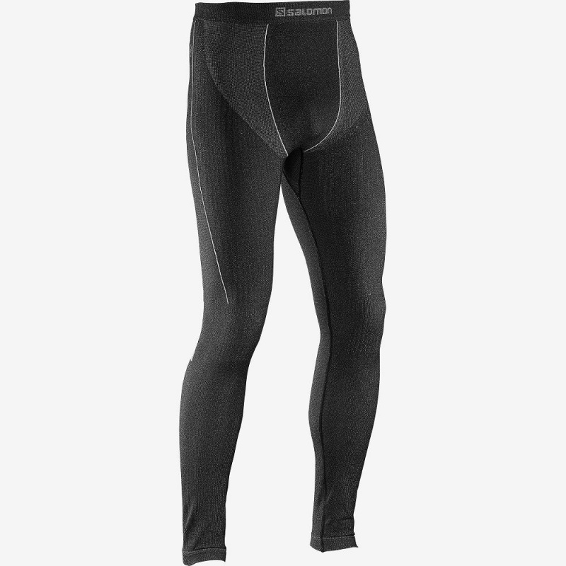 Salomon Primo Warm Tight Seamless M Tight Black | RUFK-06438