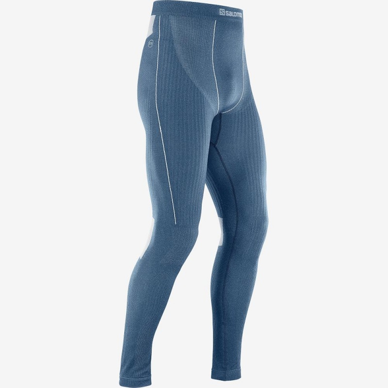 Salomon Primo Warm Tight Seamless M Tight Navy | XVHD-18960