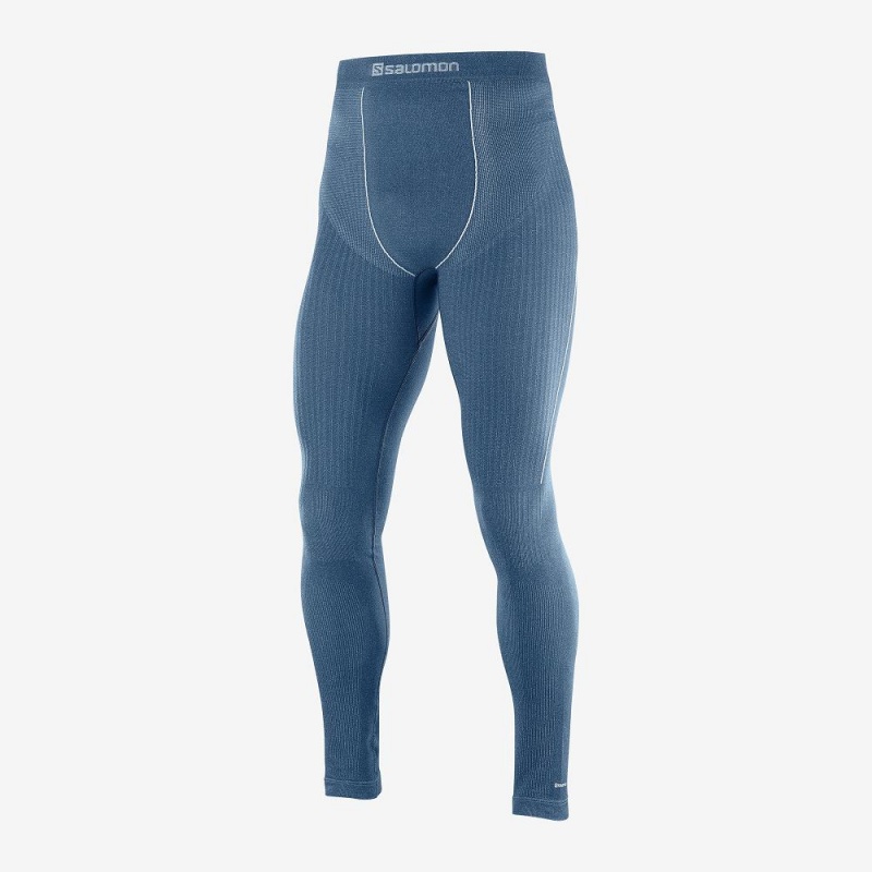 Salomon Primo Warm Tight Seamless M Tight Navy | XVHD-18960