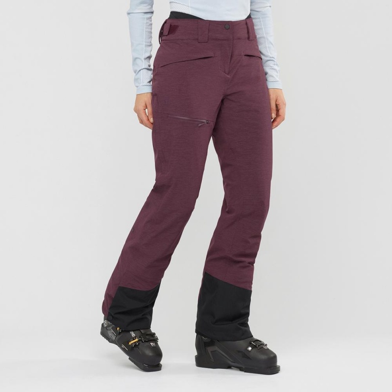 Salomon Proof Light Pants Purple | ACTO-69125