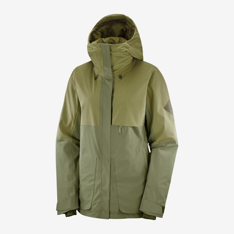 Salomon Proof Light Ski Jackets Green | CVYZ-16843