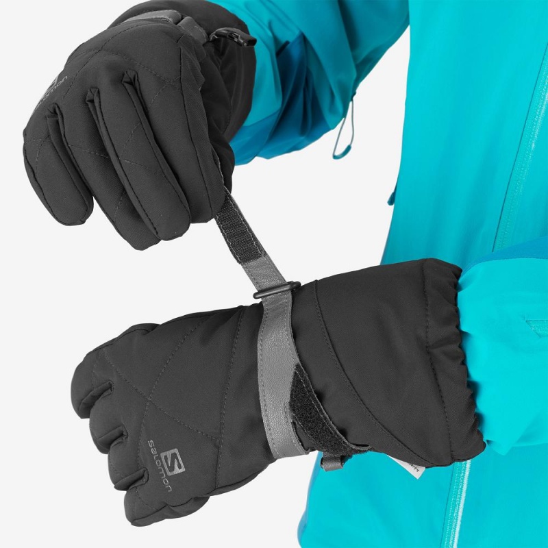 Salomon Propeller Long W Gloves Black | HYWR-06521