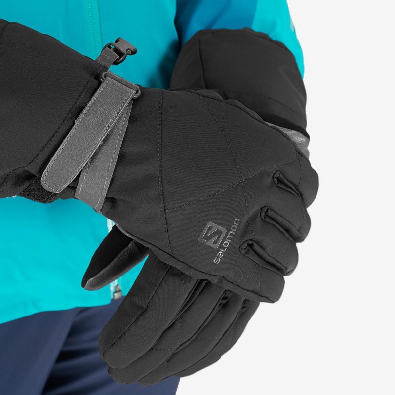 Salomon Propeller Long W Gloves Black | HYWR-06521