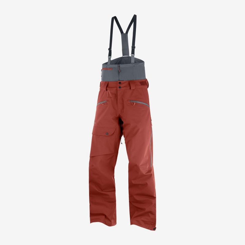 Salomon Qst 3L Pants Red | BGLO-48629