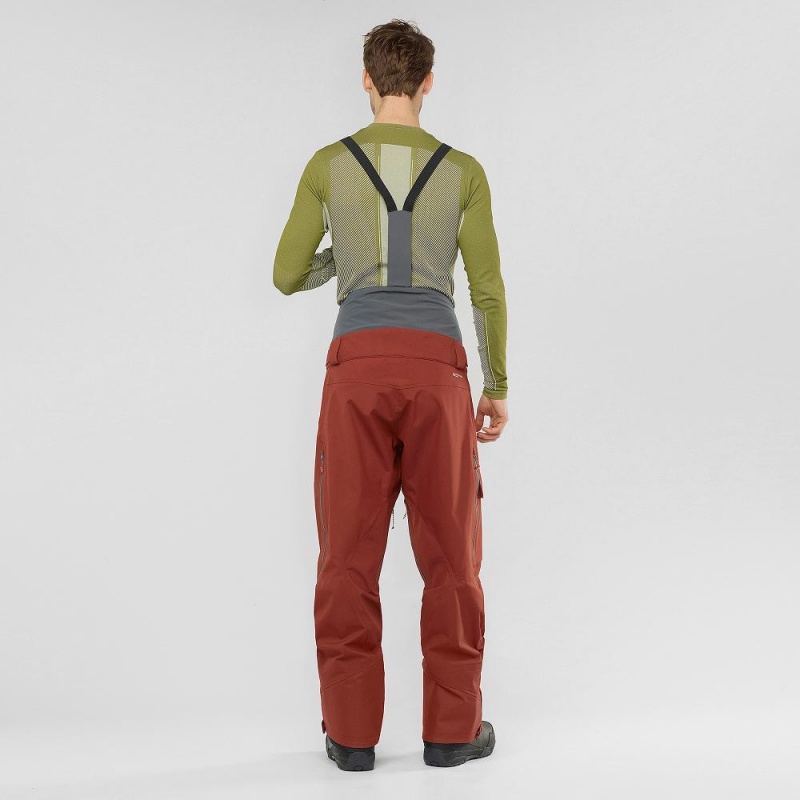 Salomon Qst 3L Pants Red | BGLO-48629