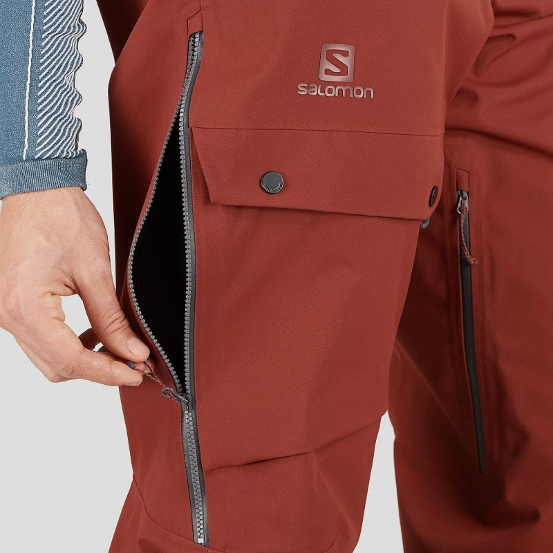 Salomon Qst 3L Pants Red | BGLO-48629