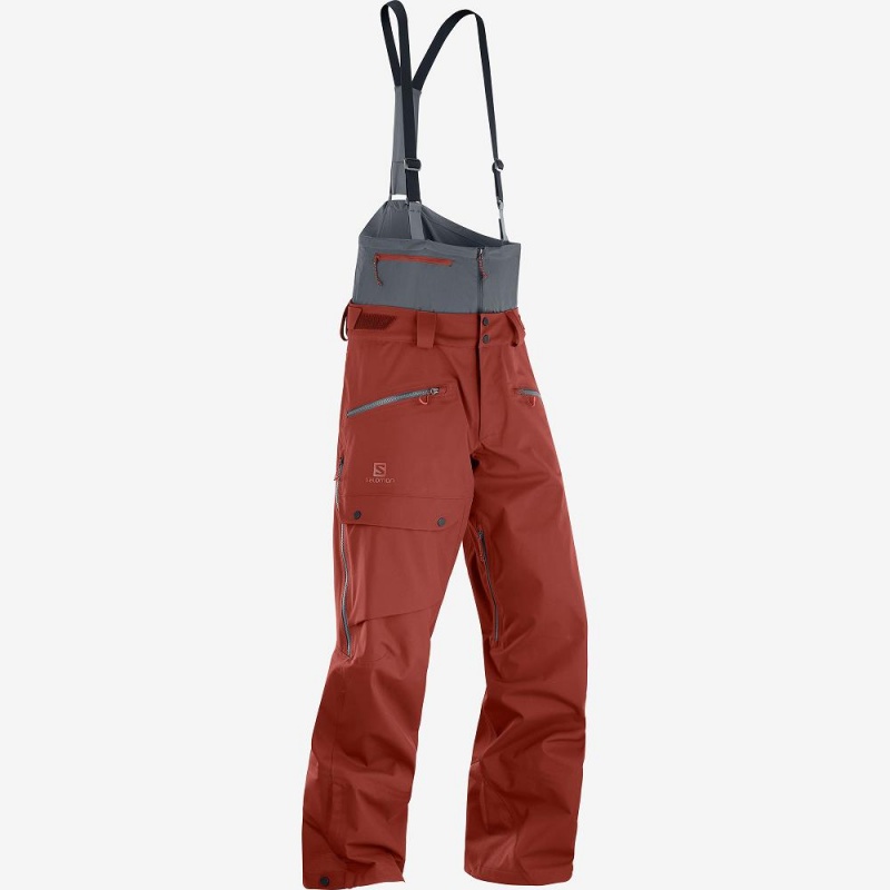 Salomon Qst 3L Pants Red | BGLO-48629