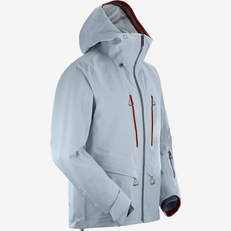 Salomon Qst 3L Ski Jackets Blue | VGHJ-35918