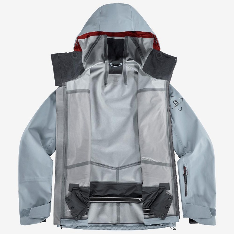 Salomon Qst 3L Ski Jackets Blue | VGHJ-35918