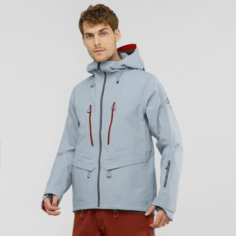 Salomon Qst 3L Ski Jackets Blue | VGHJ-35918