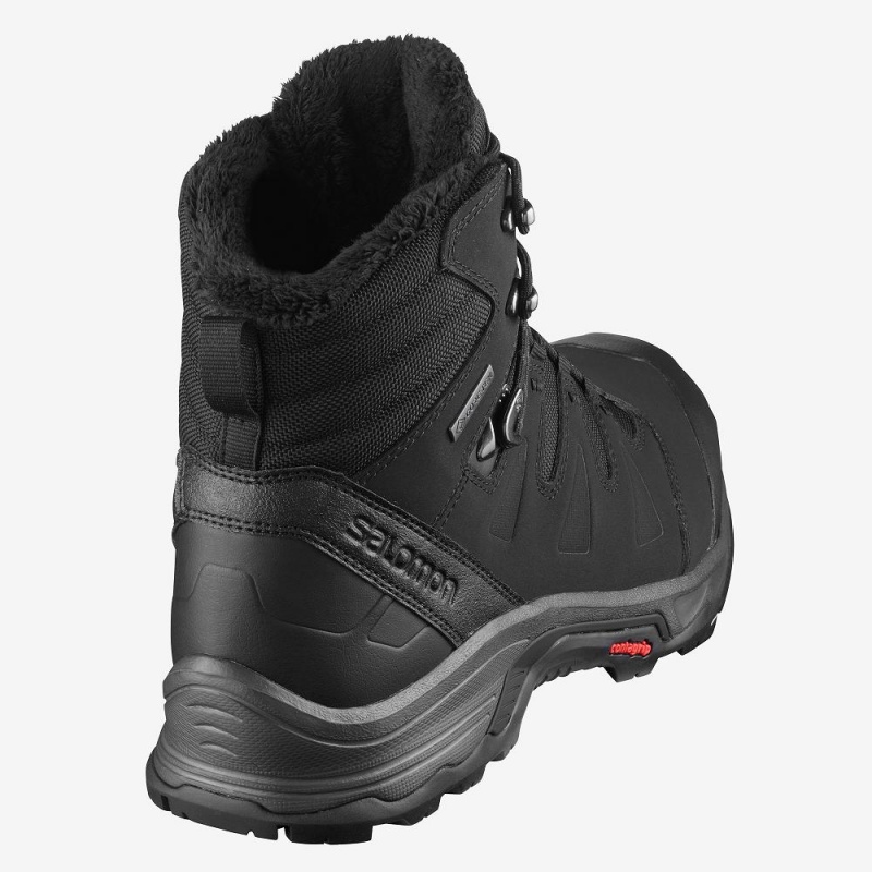 Salomon Quest Winter Gtx Winter Boots Black | KXMA-48675