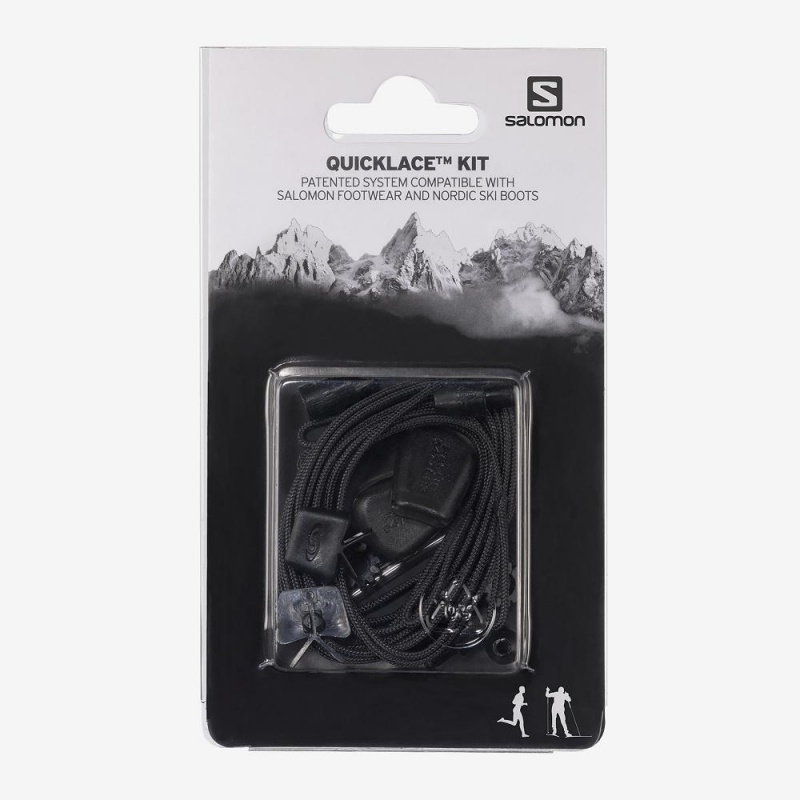 Salomon Quicklace Kit Quicklace Black | ZUCS-39460