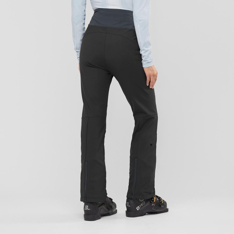 Salomon Reason W Pants Black | BAIF-73580