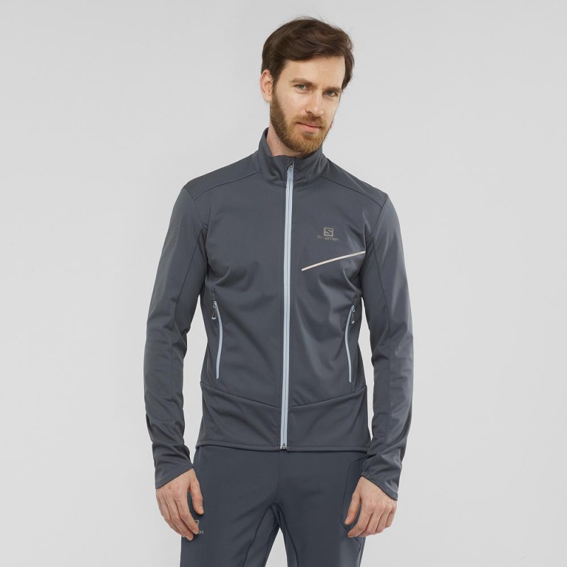 Salomon Rs Softshell Jkt M Jacket Gray | YOVW-42198