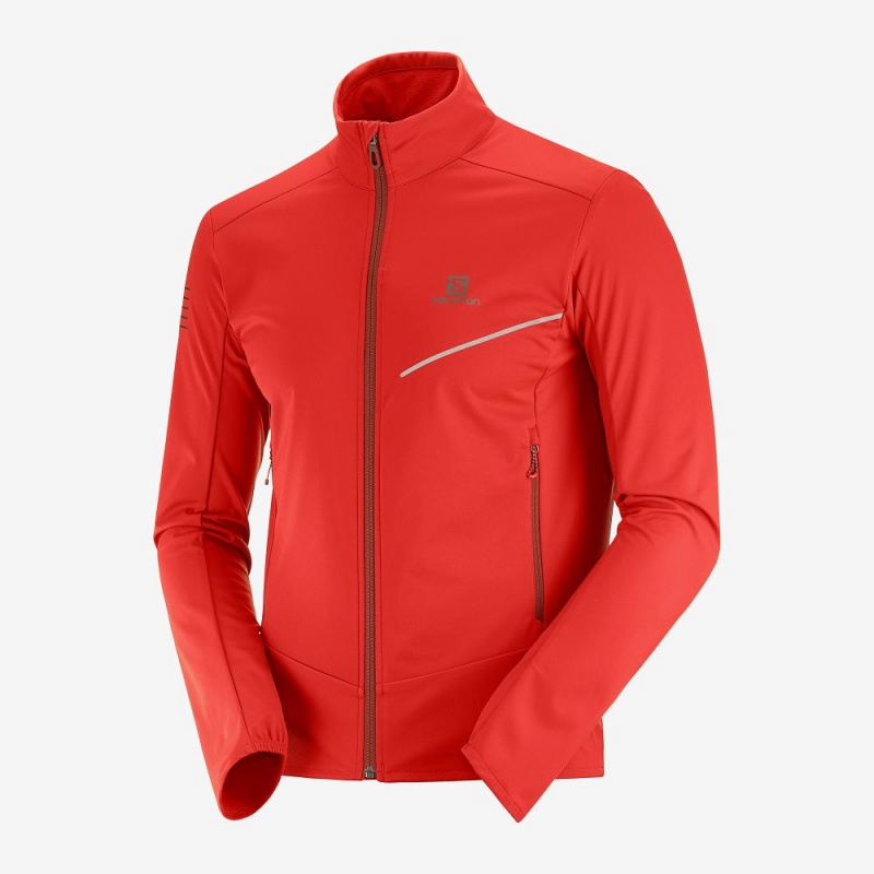 Salomon Rs Softshell Jkt M Jacket Red | XJWQ-01492