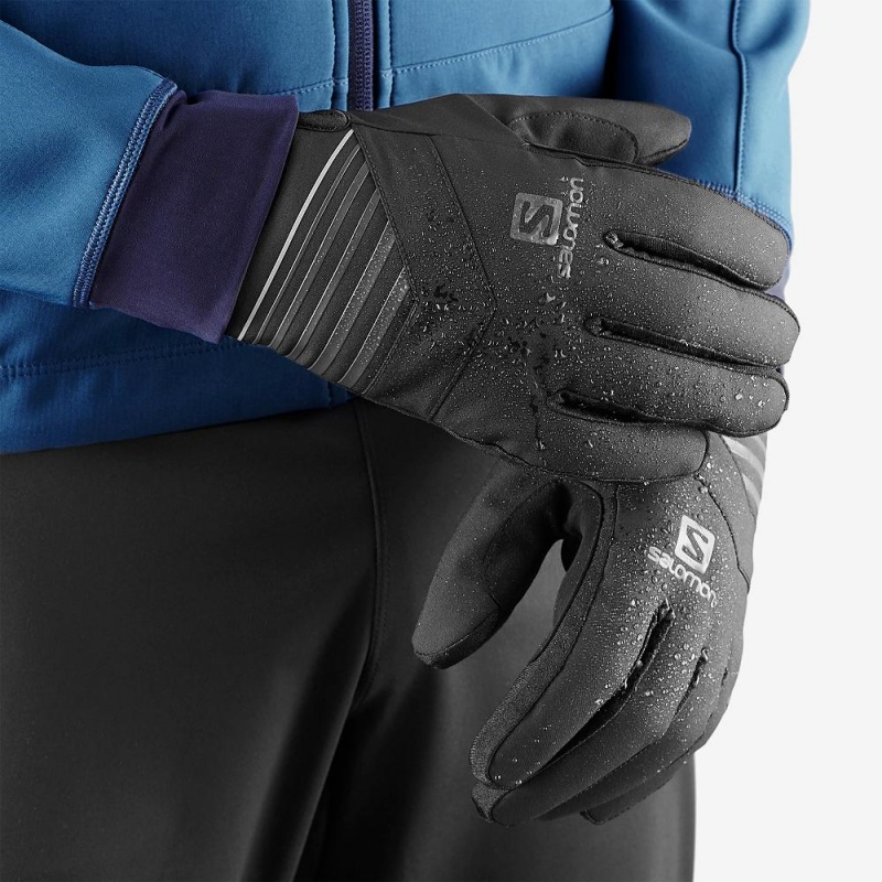 Salomon Rs Warm Glove U Gloves Black | ZBIS-82591