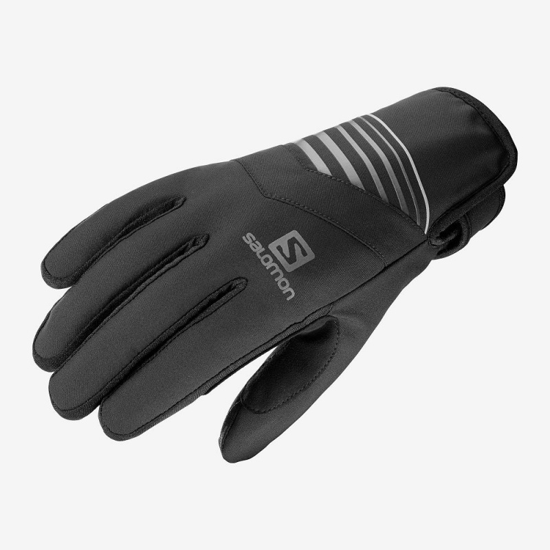 Salomon Rs Warm Glove U Gloves Black | ZBIS-82591