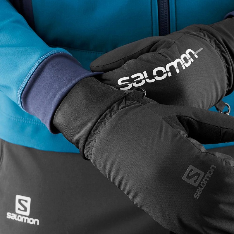 Salomon Rs Warm Mitten U Gloves Black | VECG-13628