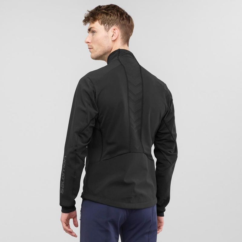 Salomon Rs Warm Softshell Jkt M Jacket Black | KPWJ-05942