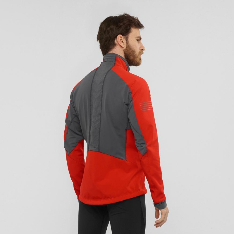 Salomon Rs Warm Softshell Jkt M Jacket Red | AMRL-97425