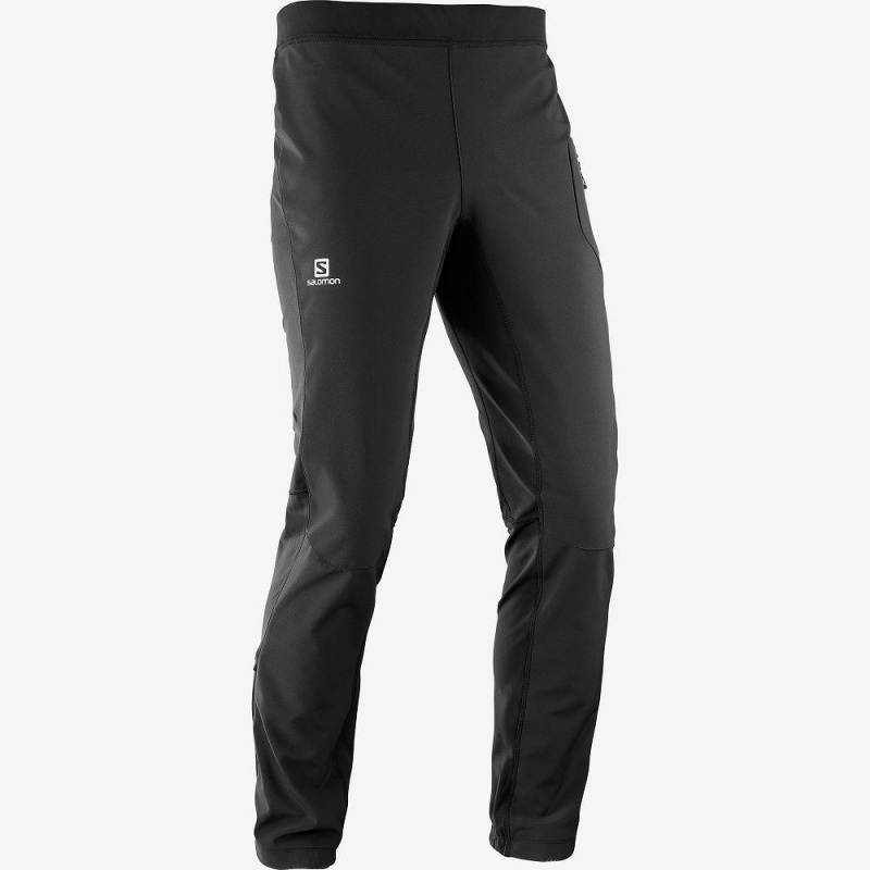 Salomon Rs Warm Softshell M Pants Black | JBVF-47901