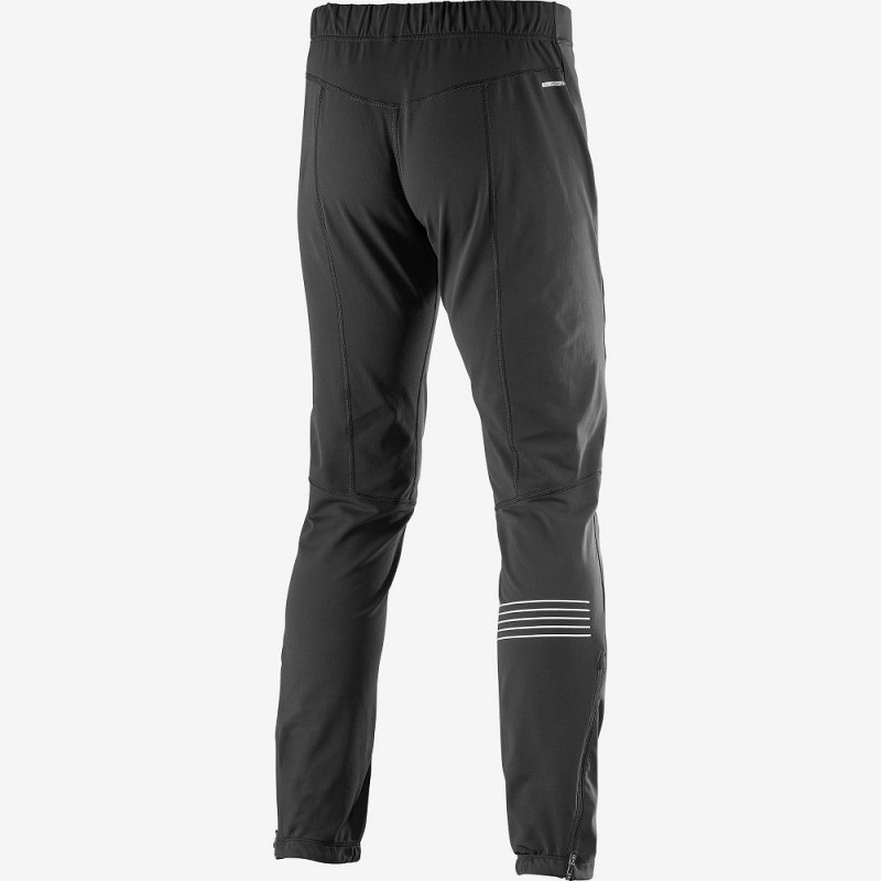 Salomon Rs Warm Softshell M Pants Black | JBVF-47901