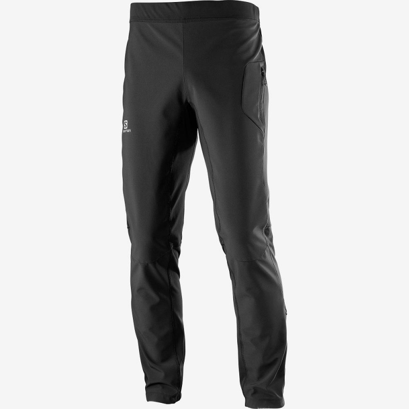 Salomon Rs Warm Softshell M Pants Black | JBVF-47901