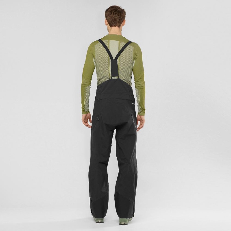 Salomon S Lab GtxU00Ae Pro 3L Shell Bib M Pants Black | XMBE-62791