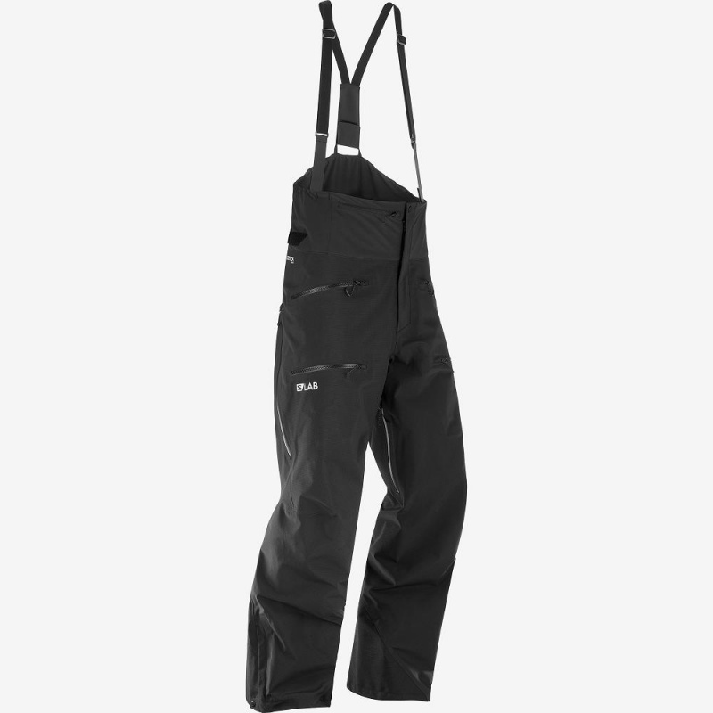 Salomon S Lab GtxU00Ae Pro 3L Shell Bib M Pants Black | XMBE-62791