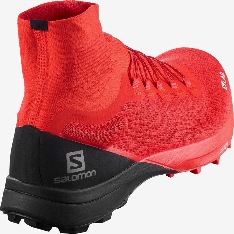 Salomon S Lab Sense 8 Softground Trail Running Shoes Red | UDWG-71564