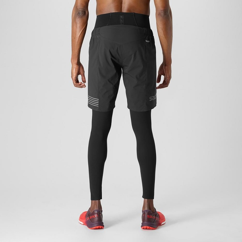 Salomon S Lab Sense Tight Black | XAUY-59207