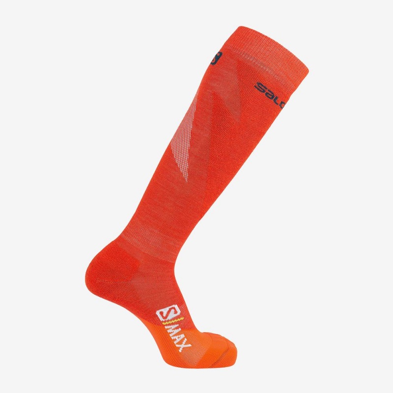 Salomon S Max M Socks Red | PKYM-70183