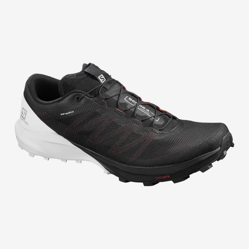 Salomon Sense Pro 4 Trail Running Shoes Black | UDFQ-53601