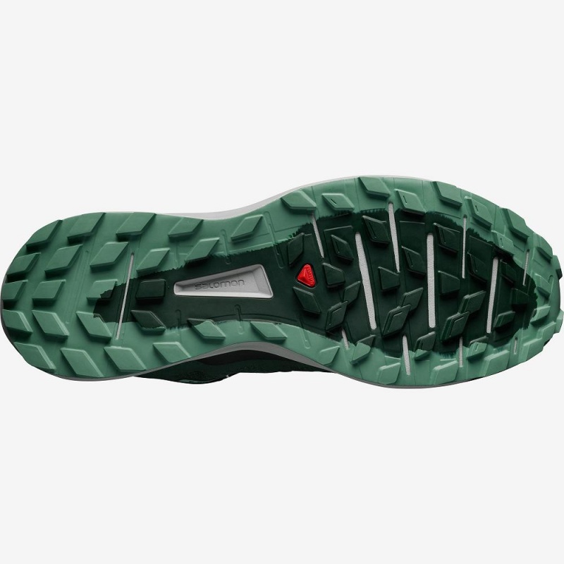 Salomon Sense Ride 3 Trail Running Shoes Green | XFVD-89243