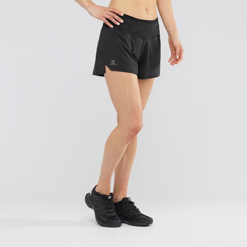 Salomon Sense Shorts Black | BKZG-61295