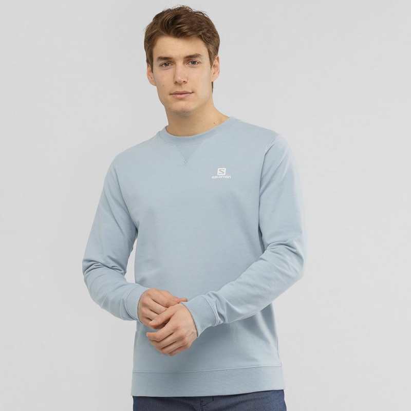 Salomon Shift Crewneck M Pullover Blue | ZCWY-01372