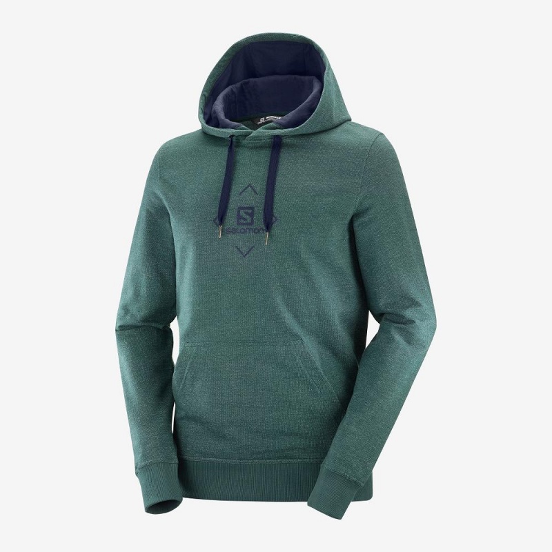 Salomon Shift Hoodie M Hoodie Green | SBJO-90512